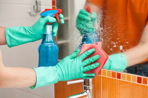 Regular cleaning service for a Surrey home kitchen and living area