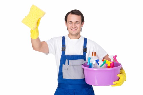 Commercial office cleaning team serving businesses across Surrey