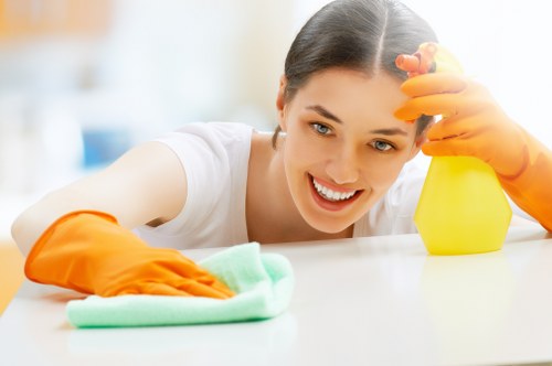 Move out cleaning service for a Surrey home kitchen before handover