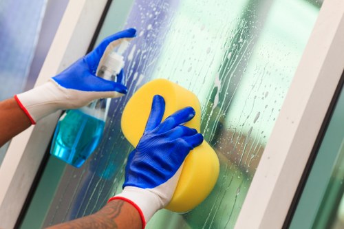 Deep cleaning carpets in a Surrey property