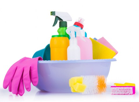 Deep cleaning service for a Surrey home kitchen and living area