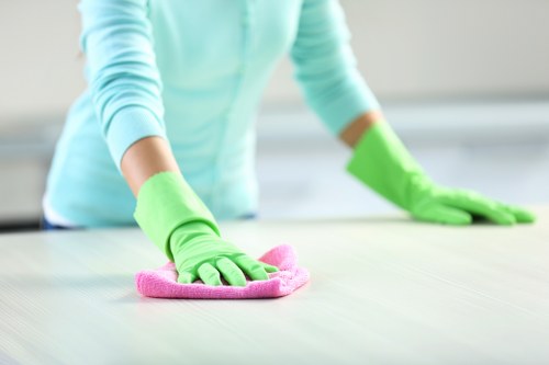 Organised house clearance process in Surrey with rooms being cleared