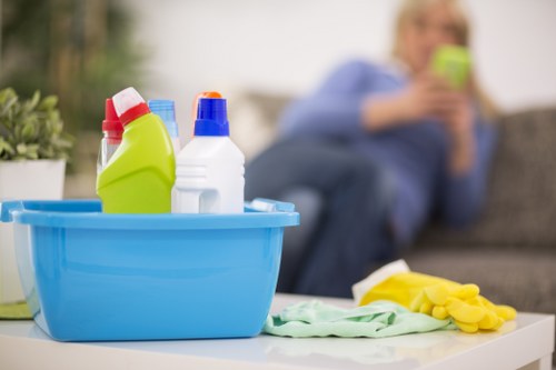 Cleaning provider discussing cancellation and termination terms