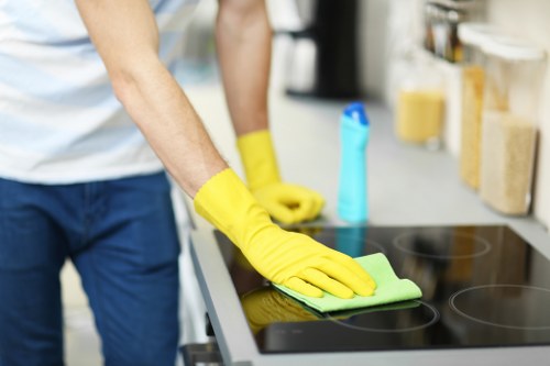 A quality review process for a cleaning company complaint