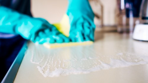 Commercial window cleaning for a Surrey shopfront or office building