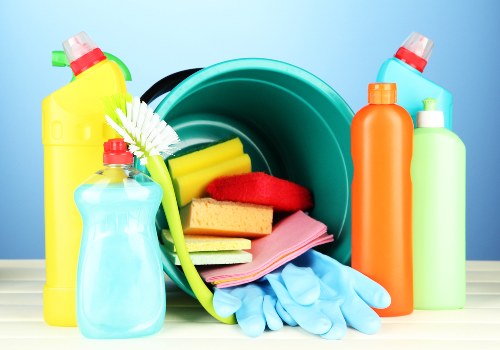 Local cleaning team carrying out a one-off clean in a Surrey household